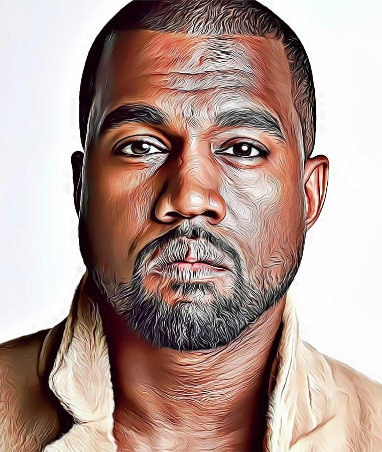 Kanye West Digital Art by Russ Carts | Fine Art America