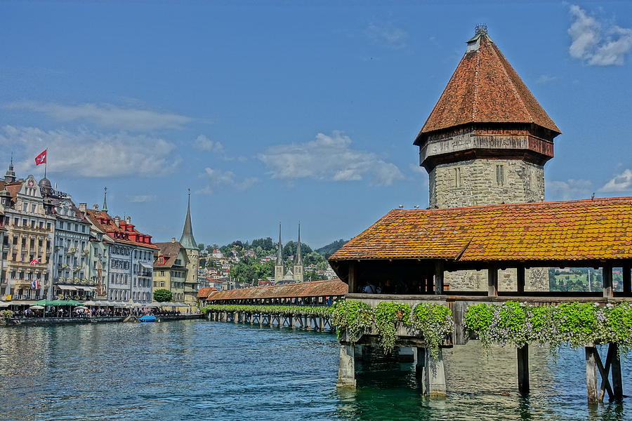 Kapellbrucke in Lucerne Photograph by Patricia Caron