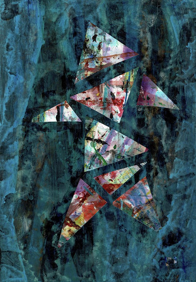 Kappa #9 Abstract Painting by Sensory Art House