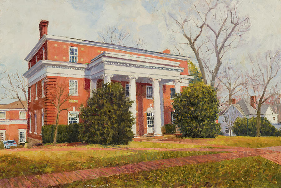 University Of Virginia Painting - Kappa Sigma House, UVA  by Edward Thomas