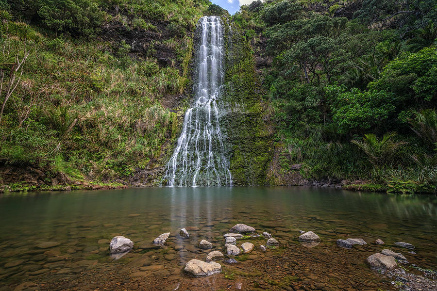 Karekare Falls - New Zealand Photograph by Joana Kruse