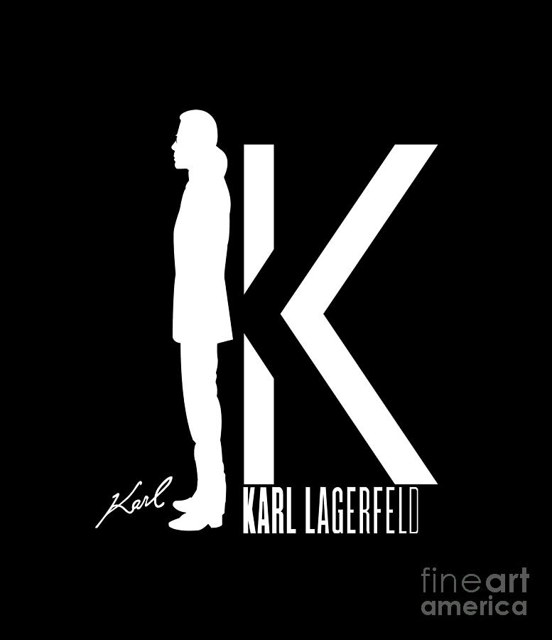 Karl Lagerfeld Digital Art By Ellenna Sabrani