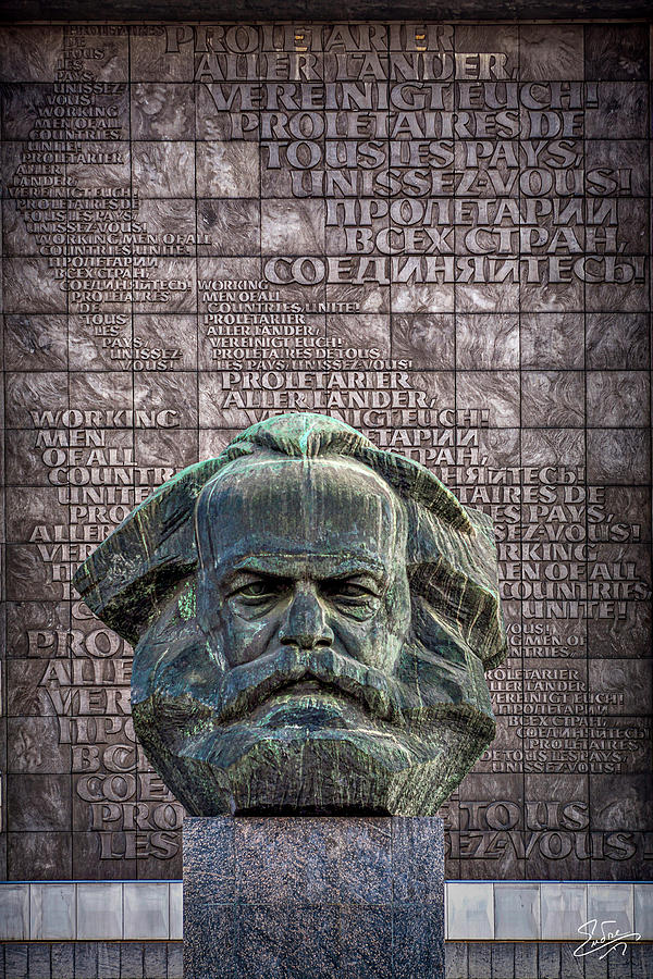 Karl Marx Monument To Evil Photograph by Endre Balogh