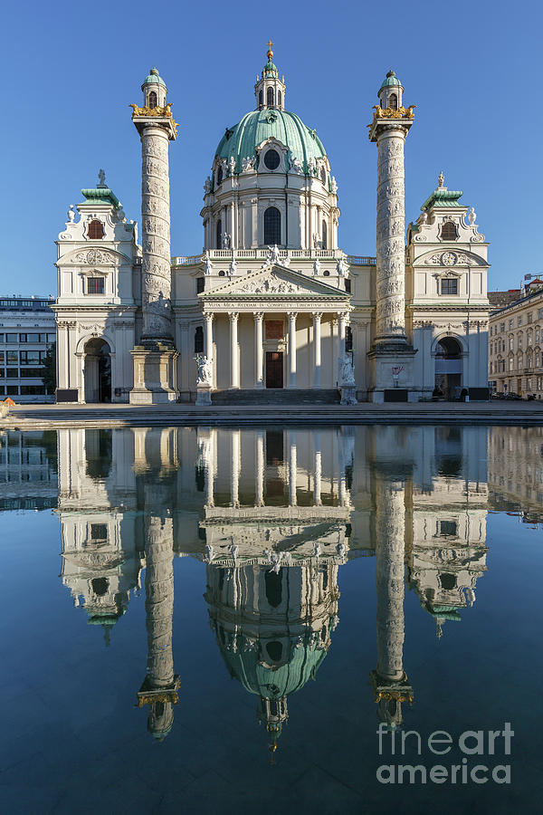 Karlskirche church in Vienna Photograph by Ragnar Lothbrok