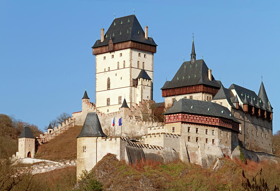 Karlstejn Castle, Czech Republic Photograph by Rusm