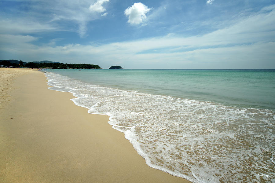 Karon Beach At Phuket Province, Thailand Photograph by Dangdumrong