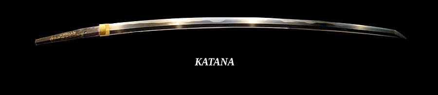 Katana Digital Art by Robert Bissett