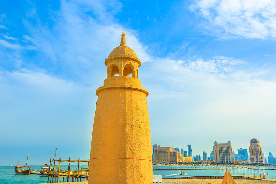 Katara Beach Doha Photograph by Benny Marty