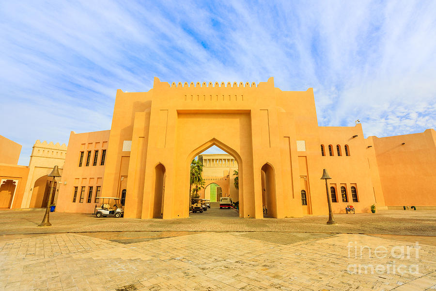 Katara Village entrance Photograph by Benny Marty