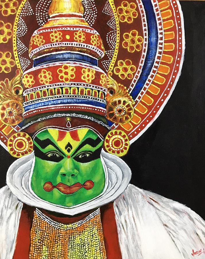 Kathakali Culture of Kerala Painting by Varun Rao Fine Art America