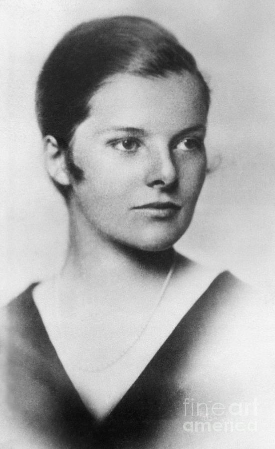 Katharine Hepburn At Age Fourteen Photograph by Bettmann