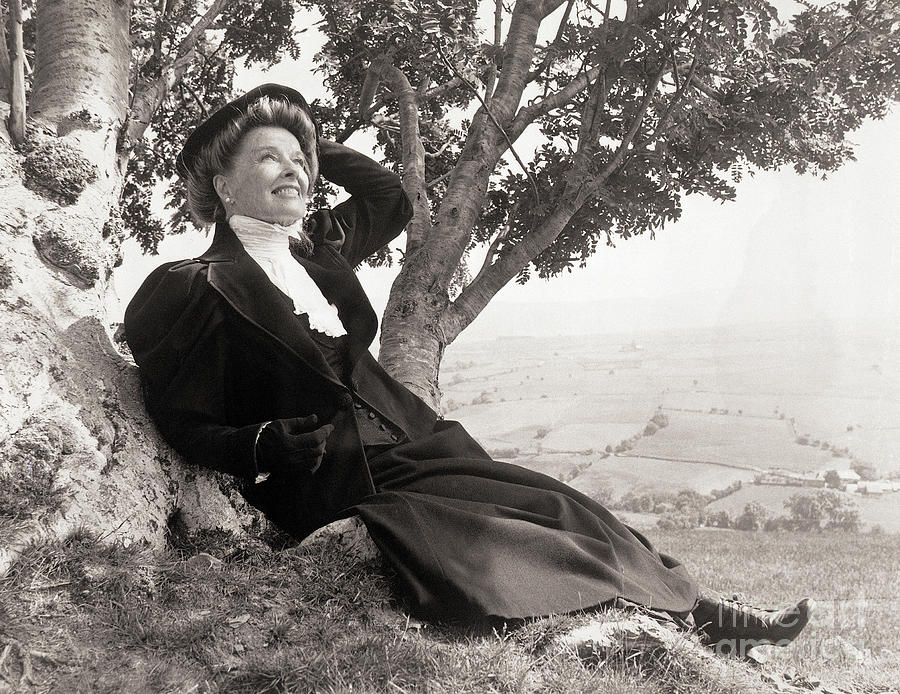 Katharine Hepburn Photograph - Katharine Hepburn In Costume On Hillside by Bettmann