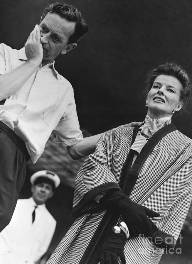 Katharine Hepburn Working With David Photograph by Bettmann