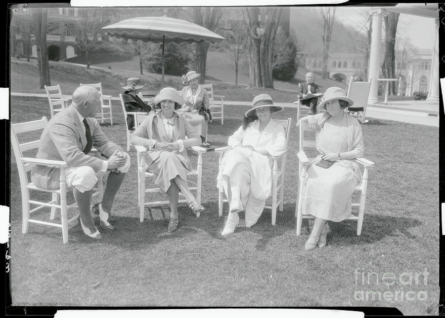 Katherine Ingalls With Colleagues Photograph by Bettmann