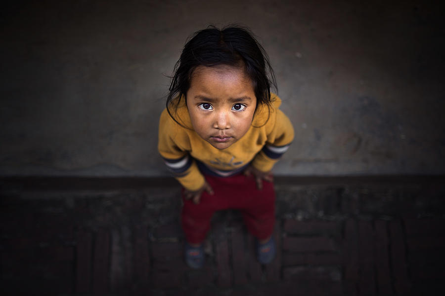 Kathmandu Girl Photograph by Mohammed Baqer