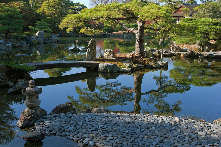 Katsura Imperial Villa Garden In Kyoto Photograph by B. Tanaka