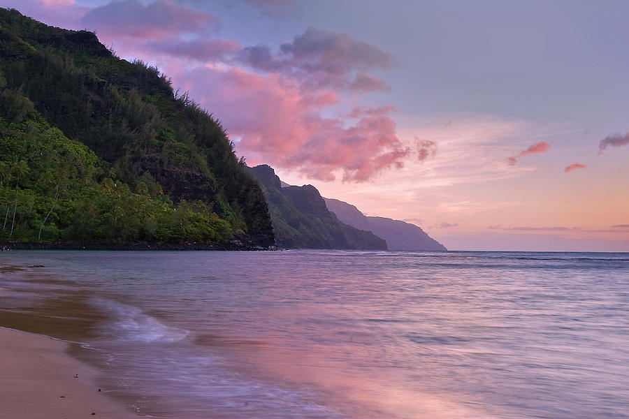 Kauai Kee Sunset Photograph by Stephanie Sawyer