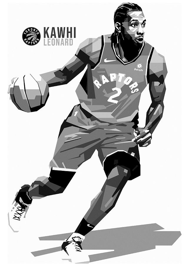 Kawhi Leonard  Basketball art, Nba basketball art, Nba artwork