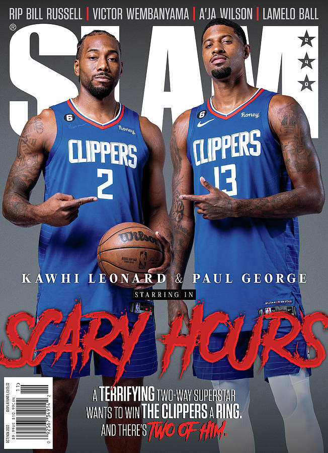 Kawhi Leonard & Paul George: Scary Hours SLAM Cover Photograph by Getty Images