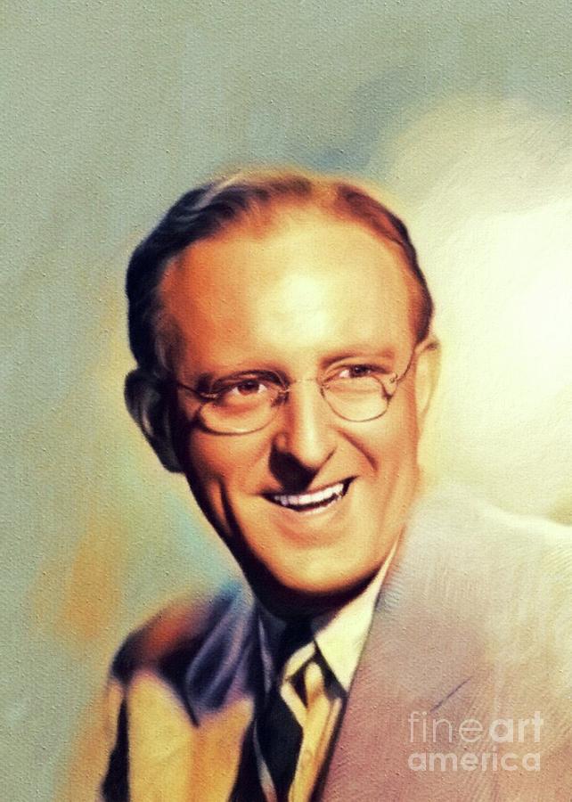 Kay Kyser, Vintage Actor Painting by Esoterica Art Agency