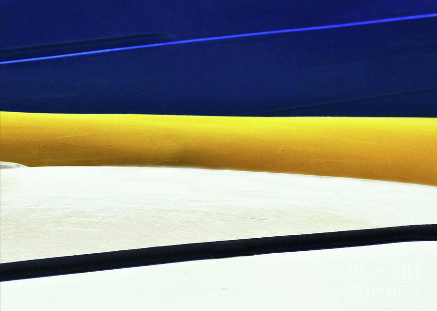 Kayak Angles and Colors Abstract Photograph by Sharon Williams Eng