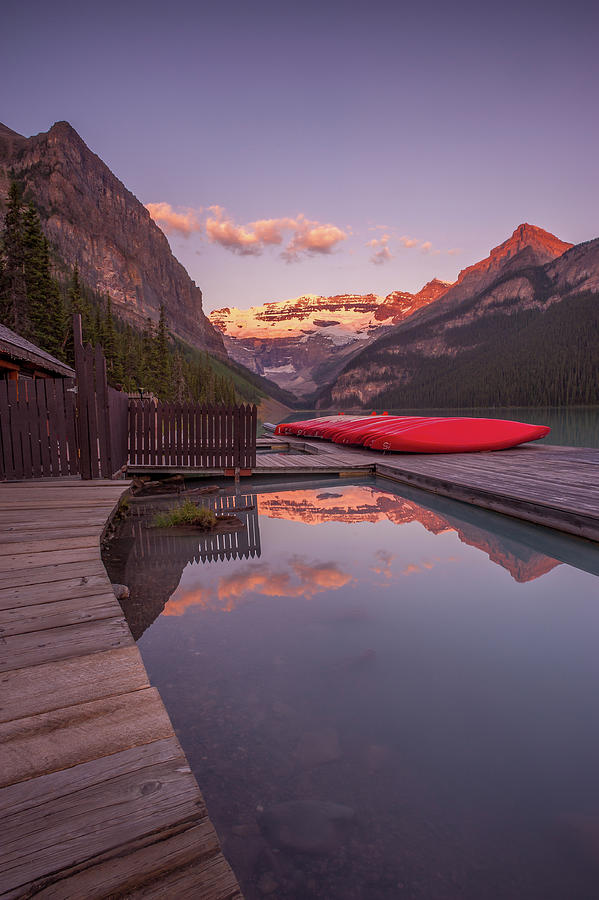 Mountain Photograph - Kayak Launch by Dan Ballard