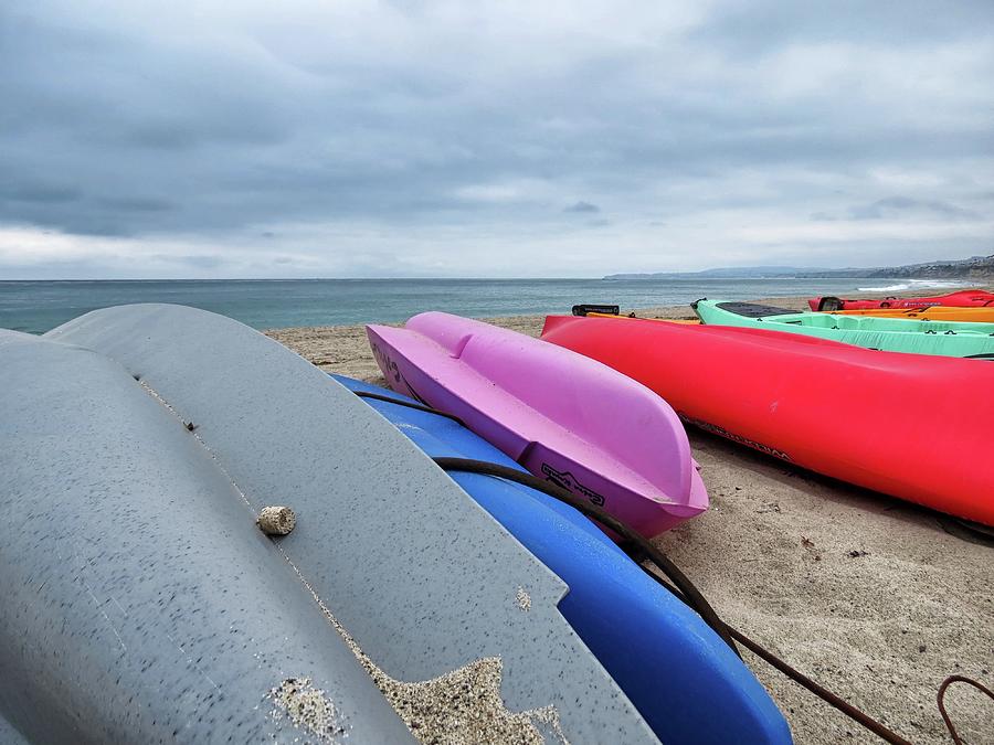 Kayaks Photograph by Connor Beekman