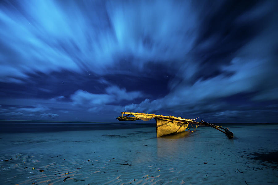 Kazinaswla Fishing Boat Zanzibar Photograph by Alexander Matt Photography