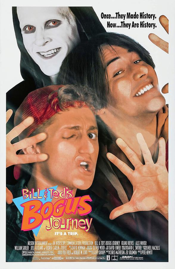 KEANU REEVES , WILLIAM SADLER and ALEX WINTERS in BILL and TEDS BOGUS JOURNEY -1991-. Photograph by Album