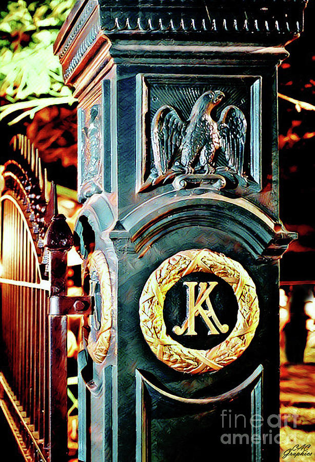 Keeneland Gatepost 1 Digital Art by CAC Graphics