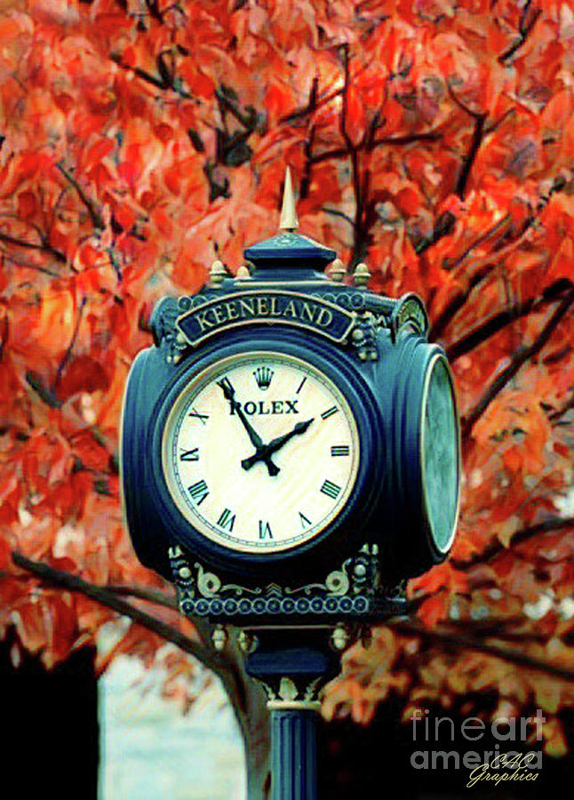 Keeneland Time  Digital Art by CAC Graphics