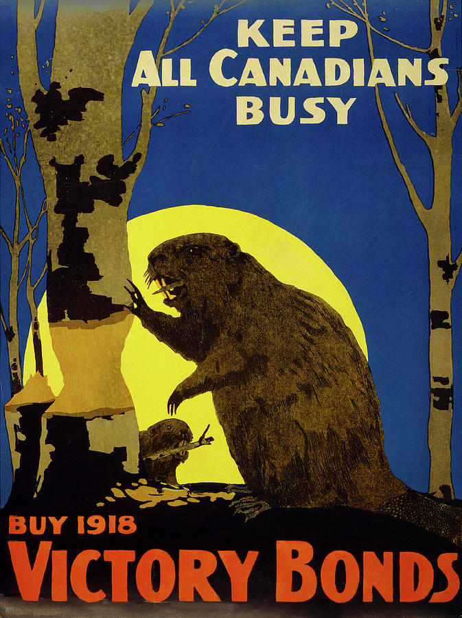 Victory Bonds Digital Art - Keep All Canadians Busy, 1918 Victory Bonds by Print Collection