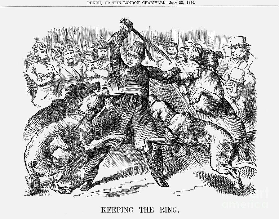 Keeping The Ring, 1876. Artist Joseph Drawing by Print Collector