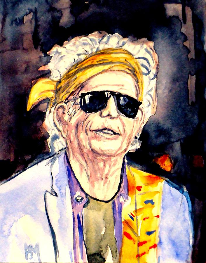 Keith Richards Digital Art - Keif II by Pete Maier Keith Richards Digital Art - Keif II by Pete Maier
