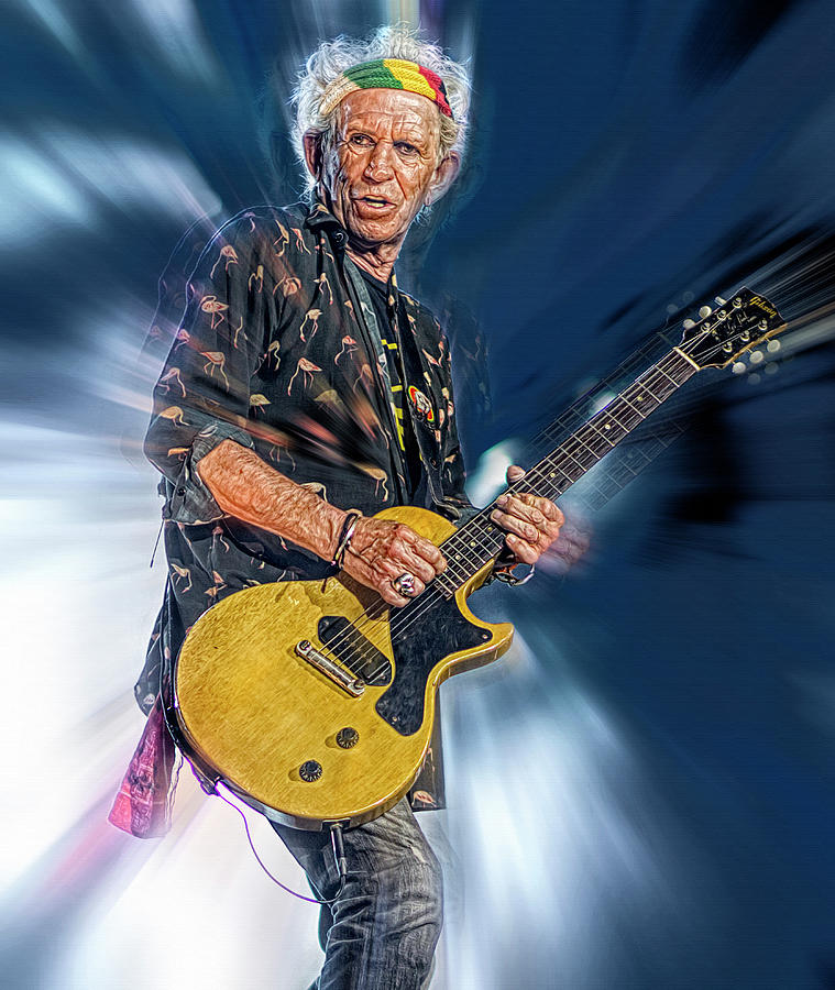 Keith Richards Musician Photograph by Mal Bray
