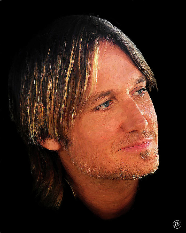 Keith Urban Digital Art by Rick Wiles Keith Urban Digital Art by Rick Wiles