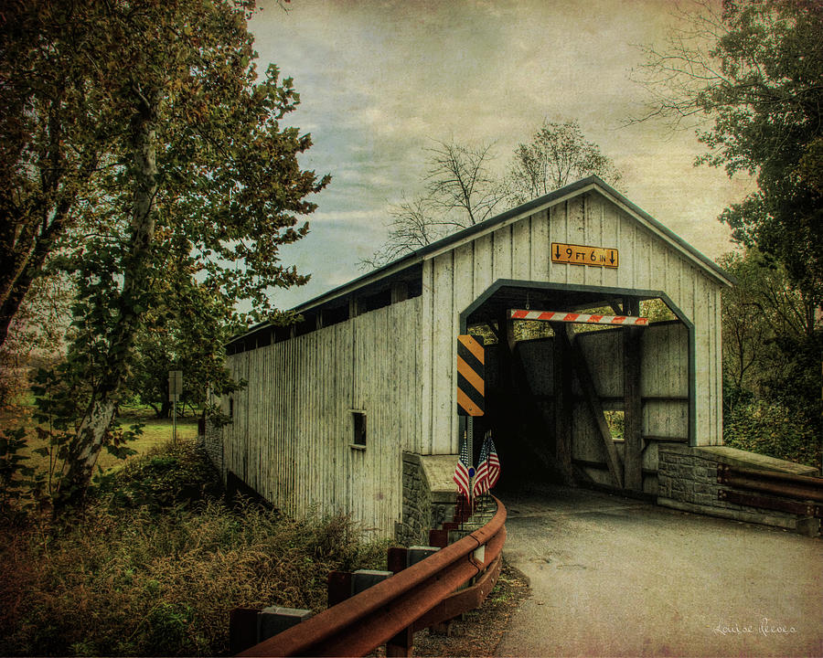Kellers Mill Covered Bridge Photograph by Louise Reeves
