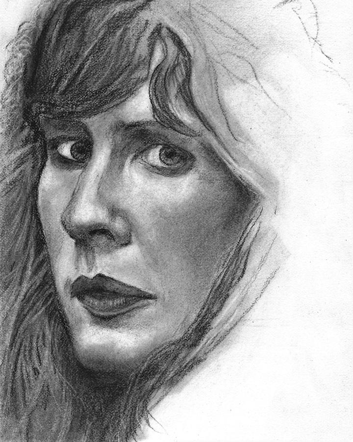 Kelly Drawing by Glen Carlin