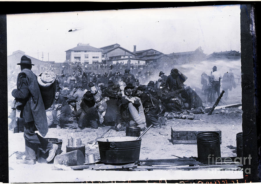 Kellys Army Sprayed By Fire Hose Photograph by Bettmann Kellys Army Sprayed By Fire Hose Photograph by Bettmann