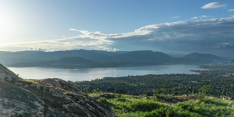 Kelowna and Okanagan Lake by Dave Matchett Kelowna and Okanagan Lake by Dave Matchett