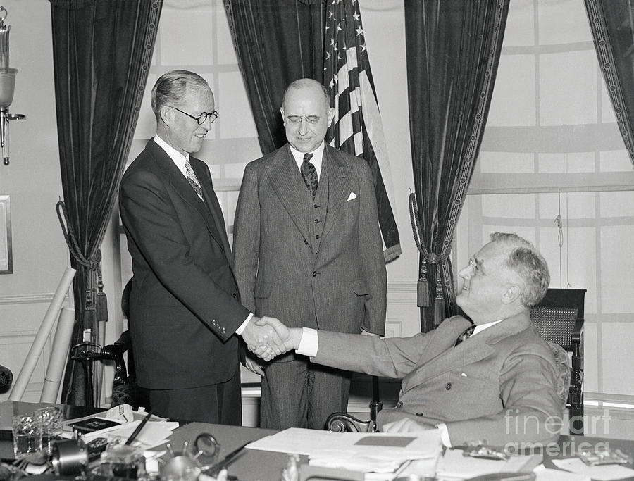 Kennedy, Roosevelt & Reed Photograph by Bettmann Kennedy, Roosevelt & Reed Photograph by Bettmann
