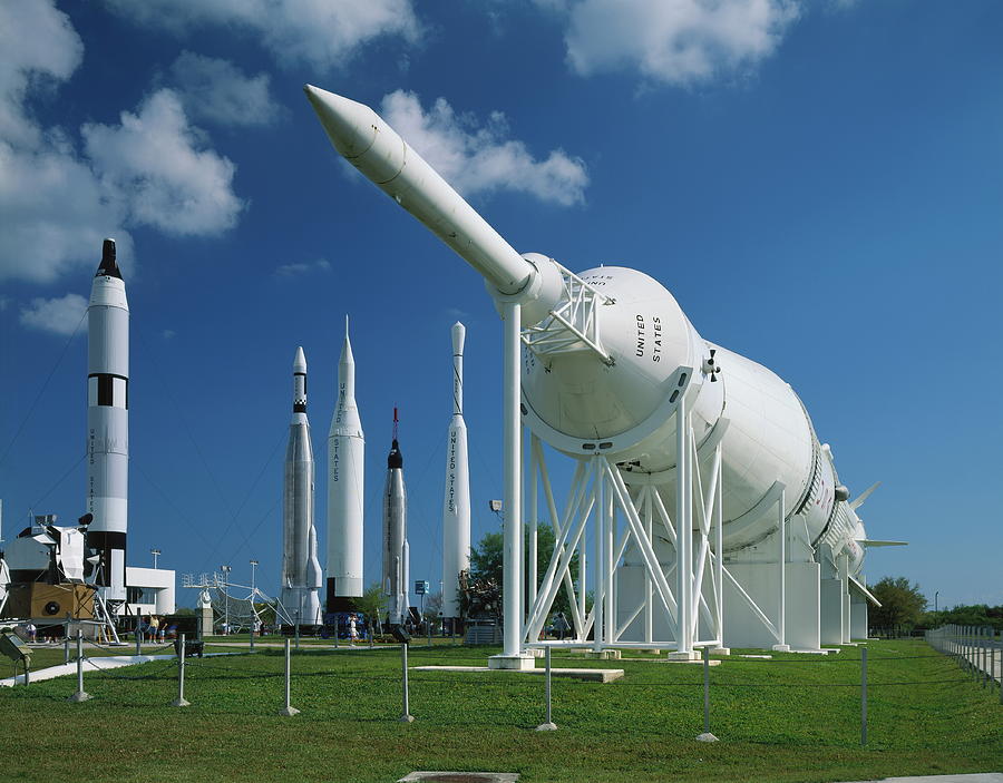 Space Digital Art - Kennedy Space Center, Florida by Gunter Grafenhain