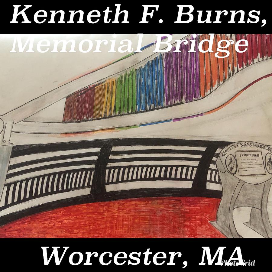Kenneth F. Burns Memorial Bridge Drawing