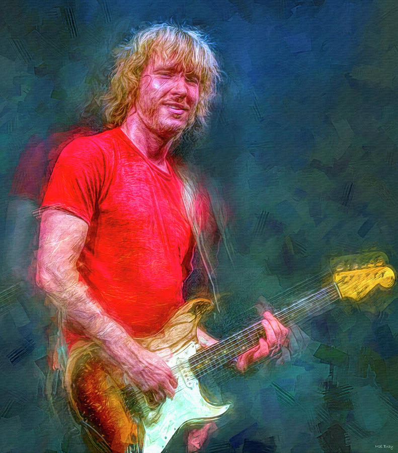 Kenny Wayne Shepherd Mixed Media By Mal Bray