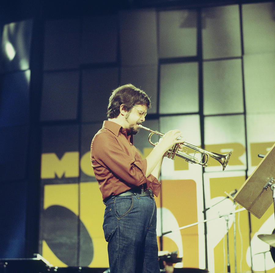 Kenny Wheeler Perfoms On Stage Photograph by Andrew Putler