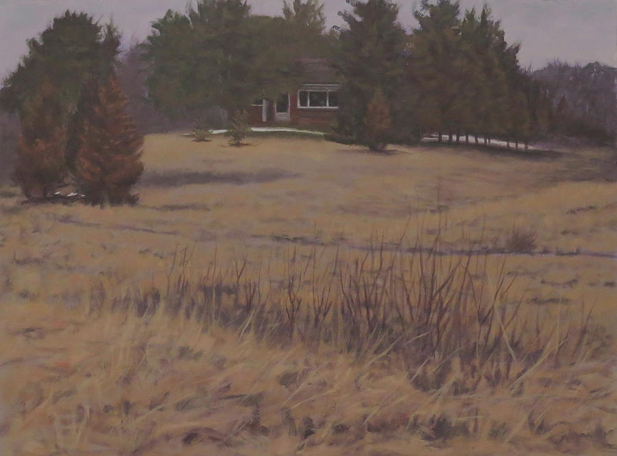 Cabin Painting - Kensington Field by Rusty Frentner