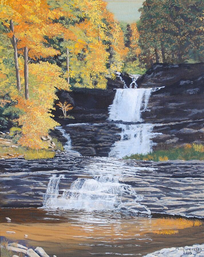 Kent Falls Painting by Paul Larson - Fine Art America