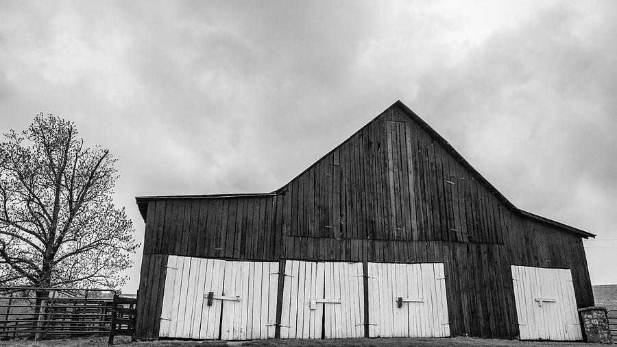 Kentucky Barn and Clouds  Photograph by John McGraw