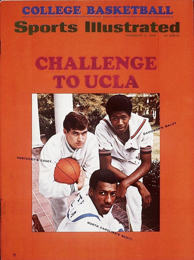 Kentucky Mike Casey, Davidson Mike Maloy, And North Sports Illustrated Cover Photograph by Sports Illustrated