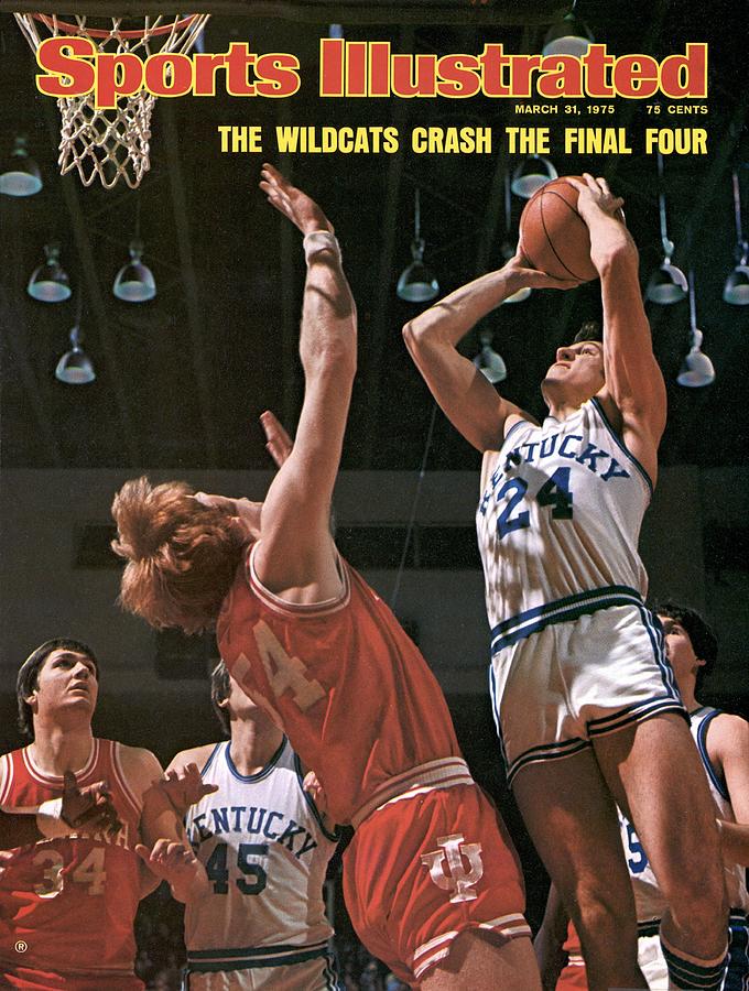 Basketball Photograph - Kentucky Mike Flynn, 1975 Ncaa Mideast Regional Playoffs Sports Illustrated Cover by Sports Illustrated
